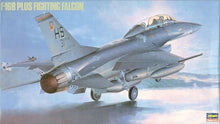 Load image into Gallery viewer, Hasegawa 1/48 US  F-16B Plus Fighting Falcon with Black Box Cockpit OPEN BOX 06105C