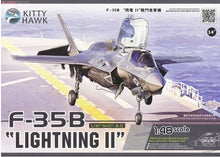Load image into Gallery viewer, Kitty Hawk 1/48 US F-35B Lightning ll w/ KASL plus Extras OPEN BOX KH80102C