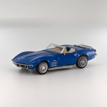 Load image into Gallery viewer, Brekina 1/87 HO 1969 Chevrolet Corvette Convertible C3 Blue 19992