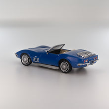 Load image into Gallery viewer, Brekina 1/87 HO 1969 Chevrolet Corvette Convertible C3 Blue 19992