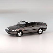 Load image into Gallery viewer, Minichamps 1/87 HO Saab 900 Turbo 16S (Aero) Cabriolet 1987 Grey Metallic 870170134