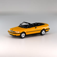 Load image into Gallery viewer, Minichamps 1/87 HO Saab 900 Turbo 16S (Aero) Cabriolet 1987 Yellow 870170131