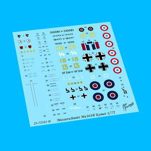 Gaspatch 1/72 German Me-163B Komet 3D Printed Model Kit 23-72317