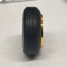 Load image into Gallery viewer, Pegasus 1/24 Rim &amp; Tire Set 1320 "DZ's" Style Gold Back-Chrome Ring Rims (4)
