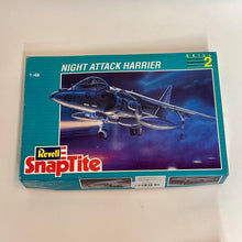 Load image into Gallery viewer, Revell 1/48 Snaptite Night Attack Harrier OPEN BOX 6296C