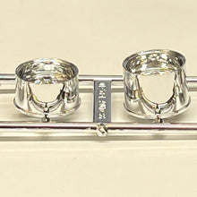 Load image into Gallery viewer, Aoshima 1/24 Rim &amp; Tire Set (107) American SS 15" Chrome Plated 06624