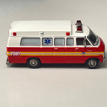 Load image into Gallery viewer, Brekina 1/87 HO 1975 Dodge B200 Ambulance FDNY 18301