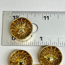 Load image into Gallery viewer, Hoppin Hydros 1/24 1/25 Gold Baby D's Spoked Rims 501