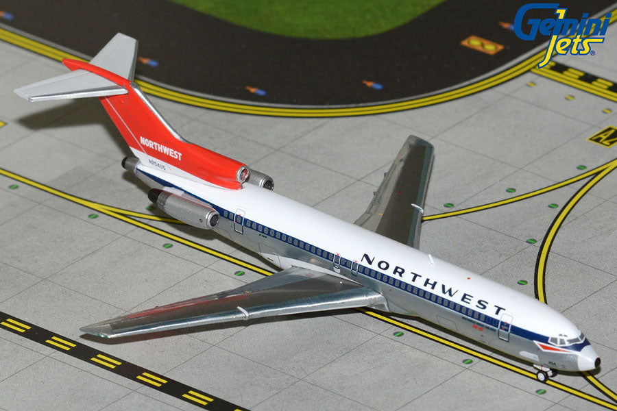 航空機・ヘリコプター Gemini 200 Northwest Airlines B727-200 Gemini 1/400 Northwest Orient AL B727-200 N254US GJNWA2369