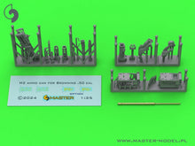 Load image into Gallery viewer, Master 1/35 US Browning M2HB 0.50 cal Barrel WWII Tank Mount 3D Printed GM-35-063'