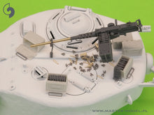 Load image into Gallery viewer, Master 1/35 US Browning M2HB 0.50 cal Barrel WWII Tank Mount 3D Printed GM-35-063'