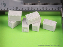 Load image into Gallery viewer, Master 1/35 US M2 ammo cans for Browning M2 0.50 cal MG CLOSED WWII GM-35-068'