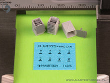 Load image into Gallery viewer, Master 1/35 US 50 Round Ammo Cans for 0.50cal Browning M2 OPEN GM-35-071