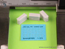 Load image into Gallery viewer, Master 1/35 US M1 Ammunition Cans for Browning M1919 (6 pcs) - CLOSED GM-35-091'
