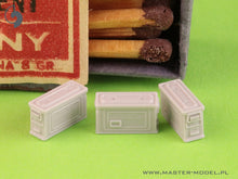 Load image into Gallery viewer, Master 1/35 US M1 Ammunition Cans for Browning M1919 (6 pcs) - CLOSED GM-35-091'