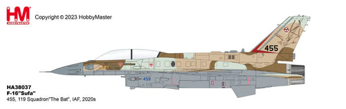 HobbyMaster 1/72 F-16I Sufa 455, 119 Squadron 