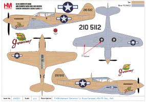 HobbyMaster 1/72 P-40N Warhawk "Geronimo!"  Campb﻿ell, 45th FS, HA5511