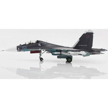 Load image into Gallery viewer, HobbyMaster 1/72 Russian Navy Aviation Su-30SM Flanker C Saki AB 2016 HA9510