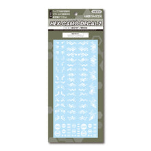 Load image into Gallery viewer, HIQ Parts Hex Camouflage Decal 2 White (1 sheet) HEXC2-WHI