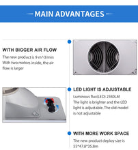 Load image into Gallery viewer, NH Portable Spray Booth HS-E550BLK