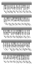 Load image into Gallery viewer, Ion Models 1/400 20th Cen. Civil Ship Passengers and Crew (85) CV400-001