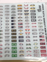 Load image into Gallery viewer, Gofer Racing 1/24 License Plate Waterslide Decals 11001-R