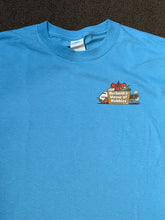 Load image into Gallery viewer, Burbank's House of Hobbies "Light Blue w/ Logo" T-Shirt