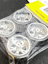 Load image into Gallery viewer, Pegasus 1/24 Rim &amp; Tire Set 2303 Phat Daddy's 23" Chrome Rims w/Tires (4)