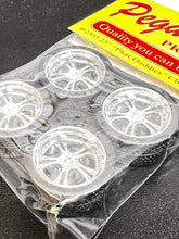 Load image into Gallery viewer, Pegasus 1/24 Rim &amp; Tire Set 2303 Phat Daddy's 23" Chrome Rims w/Tires (4)