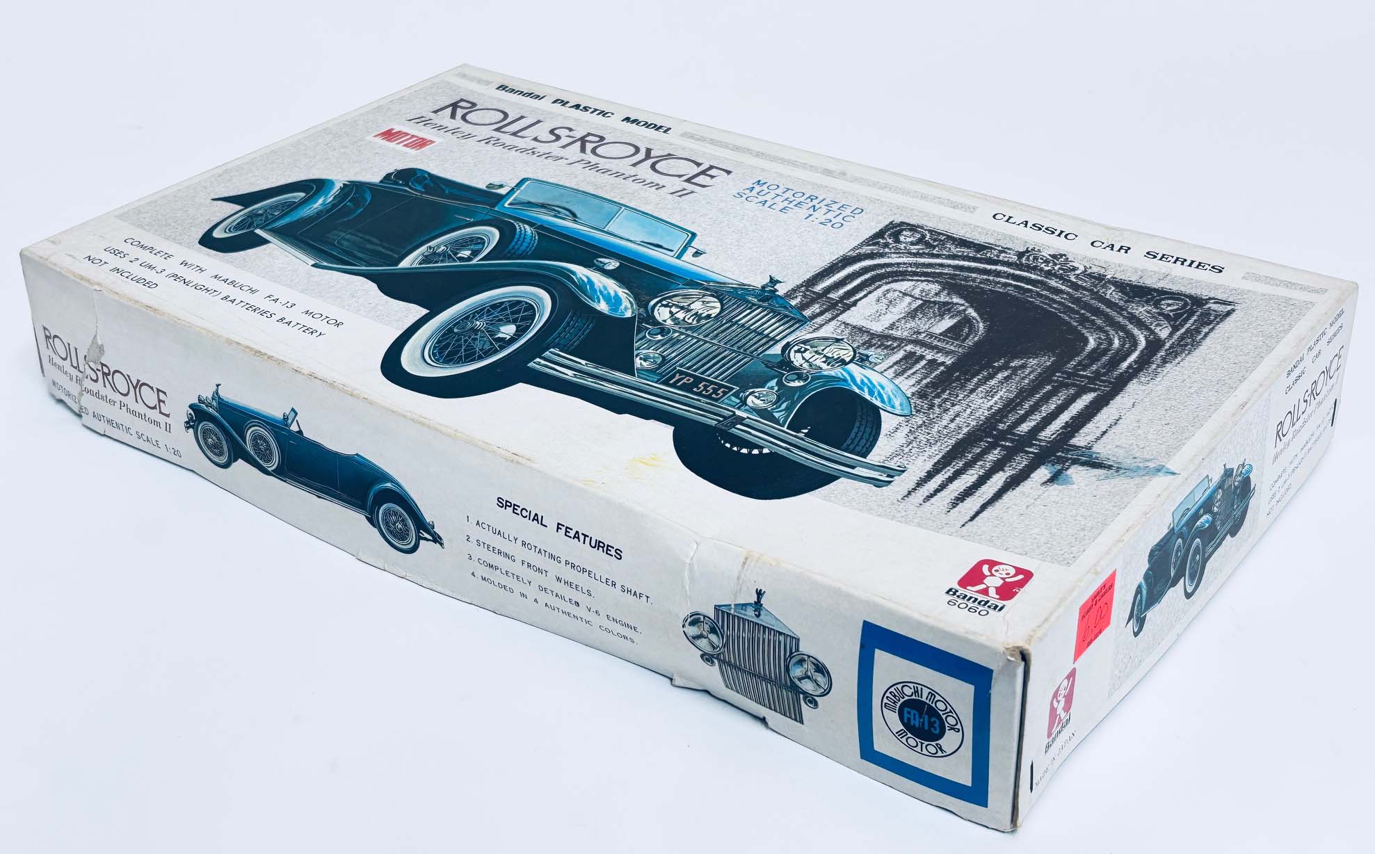 Bandai 1/20 Rolls-Royce Henley Roadster Phantom II Rare Vintage