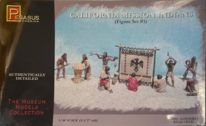 Pegasus 1/48 California Mission Indians Set #1 7004