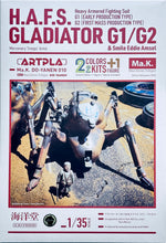 Load image into Gallery viewer, Kaiyodo 1/35 Maschinen Krieger H.A.F.S. Gladiator &amp; Smile Eddie Amsel 19055'