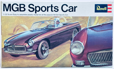 Revell 1/32 MGB Sports Car OPEN BOX VINTAGE KIT H1257C