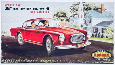 Aurora 1/32 Ferrari 342 America OPEN BOX VINTAGE KIT NO.513C
