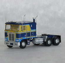 Load image into Gallery viewer, Trainworx N Scale Kenworth K100 VIT Tractor Potomac Blue / Yellow 41056 SALE!