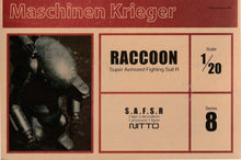 Load image into Gallery viewer, Nitto Maschinen Krieger 1/20 Raccoon Super Armored Fighting Suit R 24111