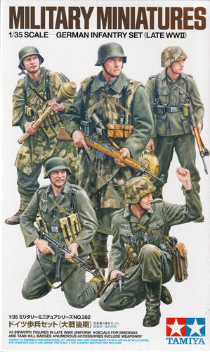 Tamiya 1/35 German Infantry Late WWII 35382