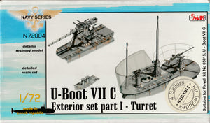 CMK 1/72 German U-Boot VIIC Exterior Set Part 1 - Turret N72004