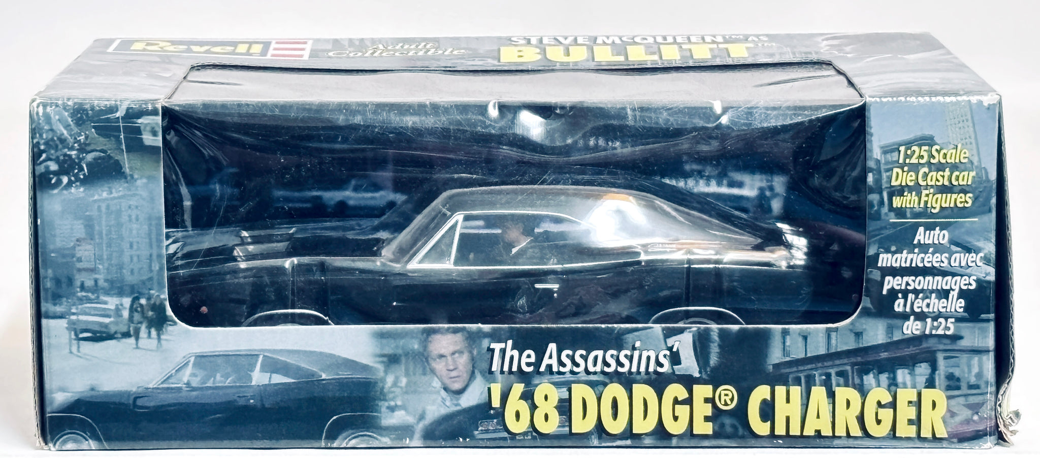 Revell 1/25 Dodge Charger Bullitt 1968 With Figures OPEN BOX