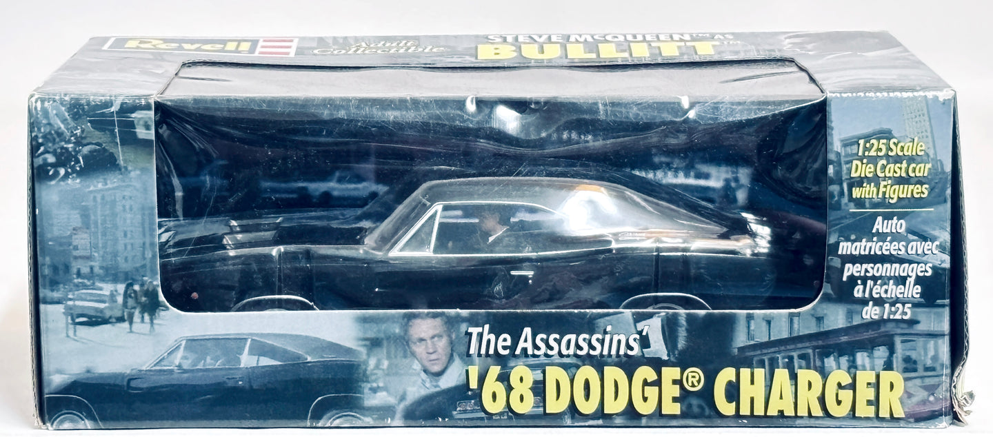 Revell 1/25 Dodge Charger Bullitt 1968 With Figures OPEN BOX 