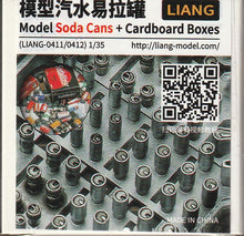 Load image into Gallery viewer, Liang Model Soda Cans + Cardboard Boxes 2000s-2020s Liang-0412