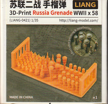 Load image into Gallery viewer, Liang Model 1/35 Russian WWII Grenades Liang-0421