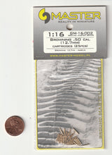 Load image into Gallery viewer, Master 1/16 US Browning 0.50 caliber (12.7mm) Cartridges (25pcs) GM-16-002'