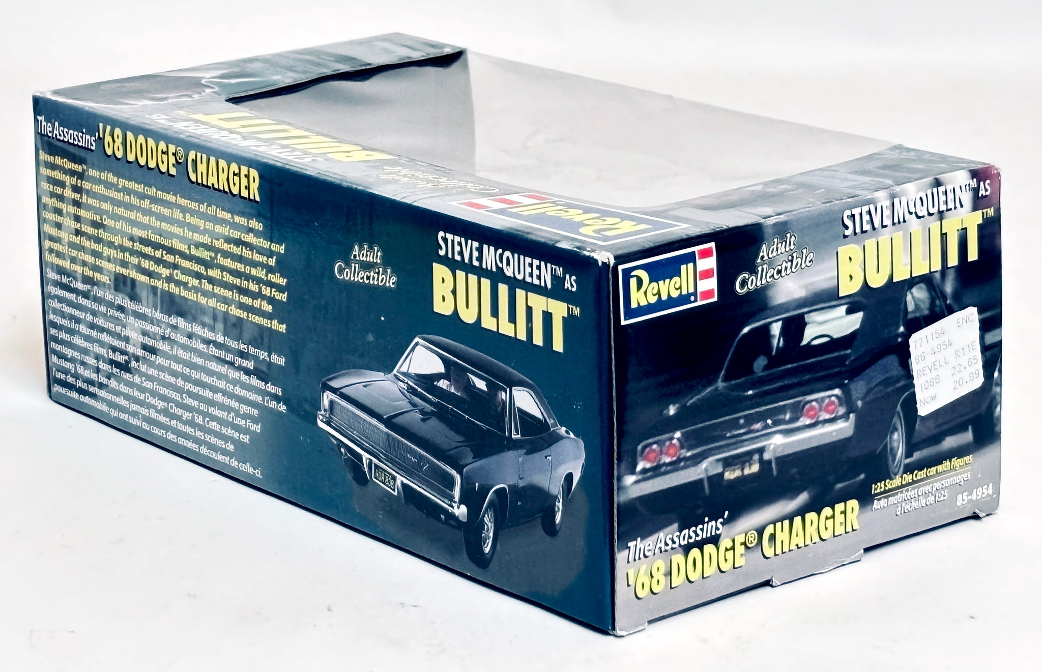 Revell 1/25 Dodge Charger Bullitt 1968 With Figures OPEN BOX