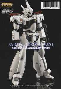 G-Rework RG 1/144 Decal AV-98 Plus (Ingram Plus) PATLABOR
