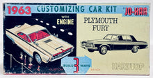 Load image into Gallery viewer, Jo-Han 1/25 1963 Plymouth Fury Customizing Car Kit 3 Ways  VINTAGE RARE 2263C