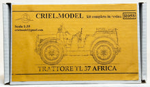 Load image into Gallery viewer, Criel Model 1/35 Italian SPA TL37 Artillery Tractor Africa OPEN RESIN KIT R058C