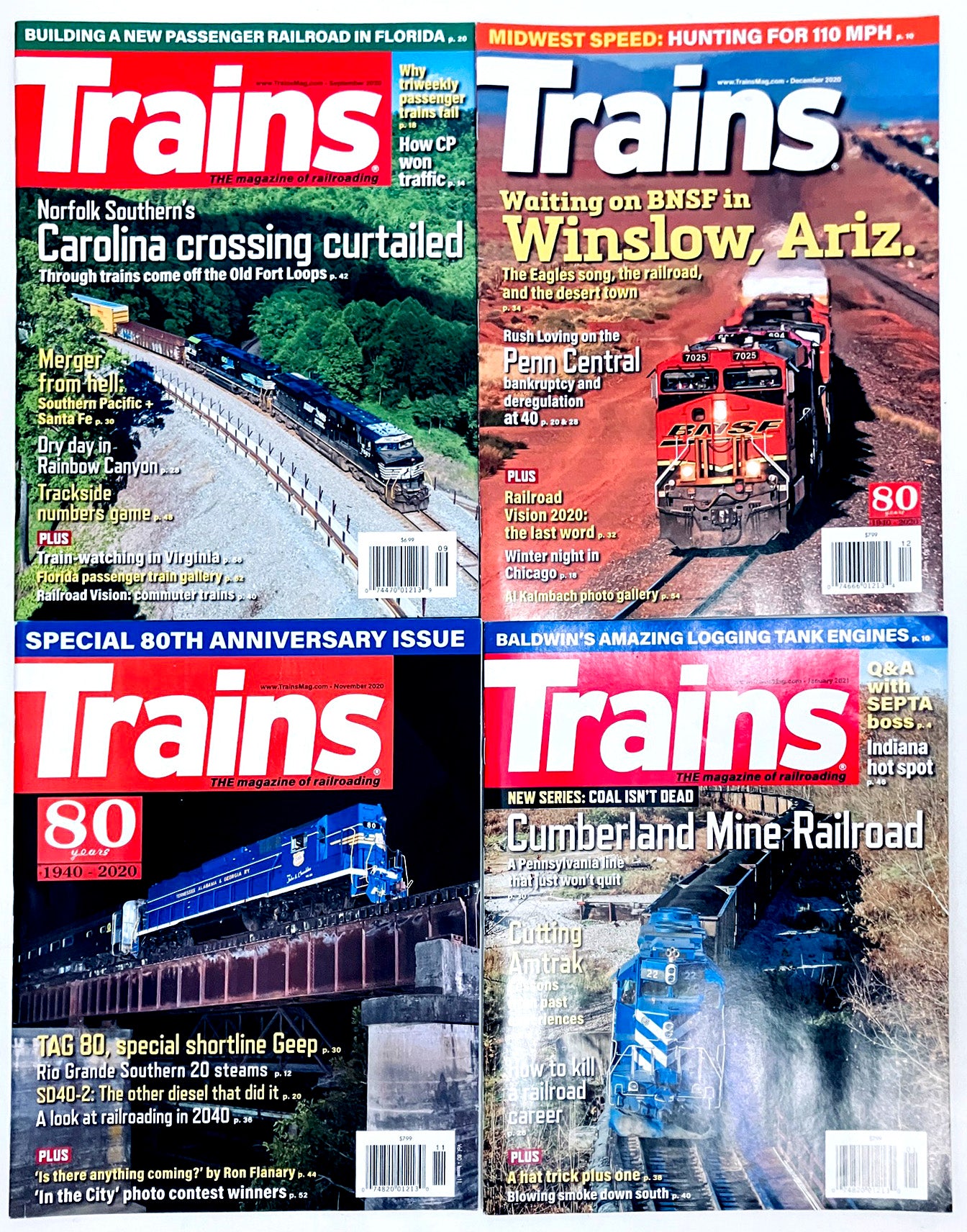 Trains Magazine Lot 2020/2021 TMZ002 SALE!
