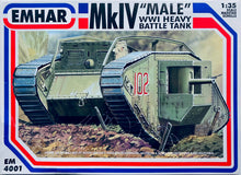 Load image into Gallery viewer, Emhar 1/35 British WWI Mk.IV Male Tank EM4001C