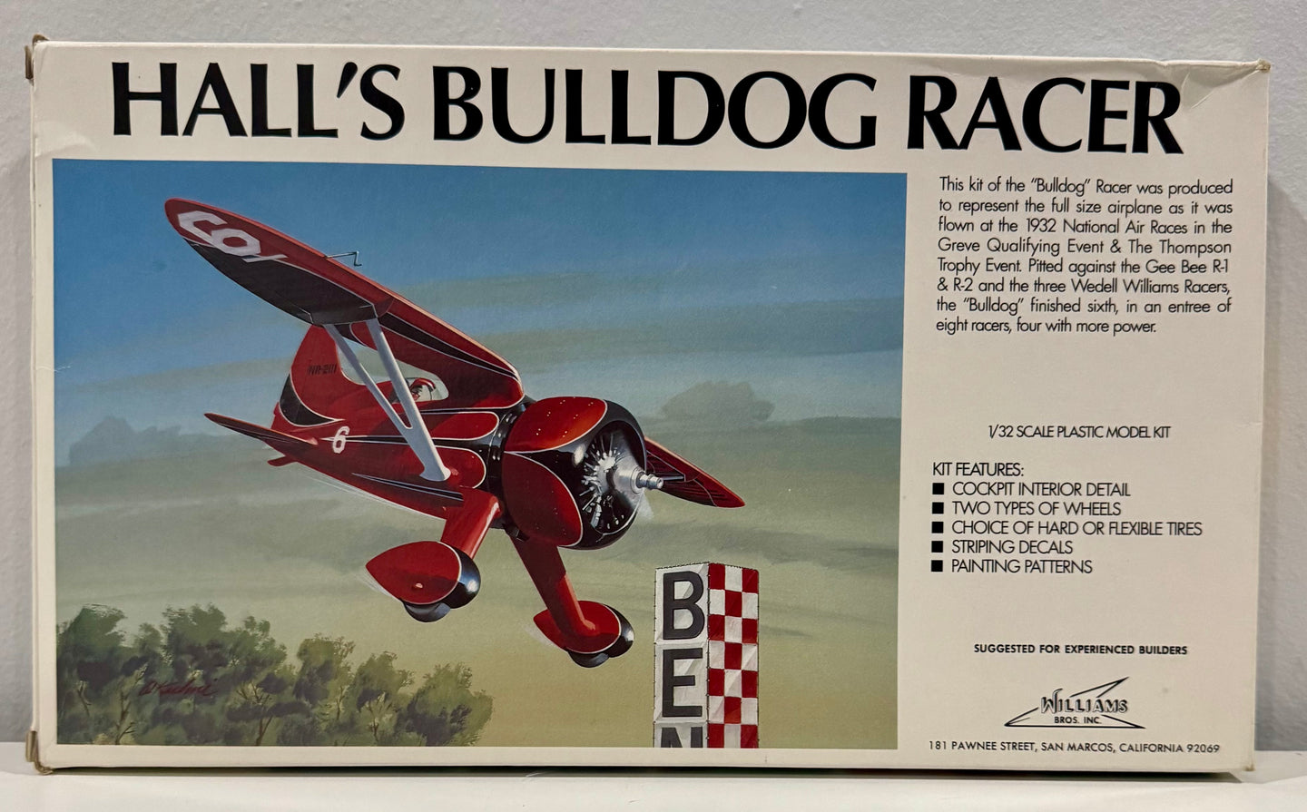 Willams Bros. 1/32 Hall's Bulldog WB32-932C OPEN BOX – Burbank's